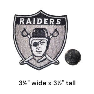 Vintage Oakland Las Vegas Raiders Iron on patch